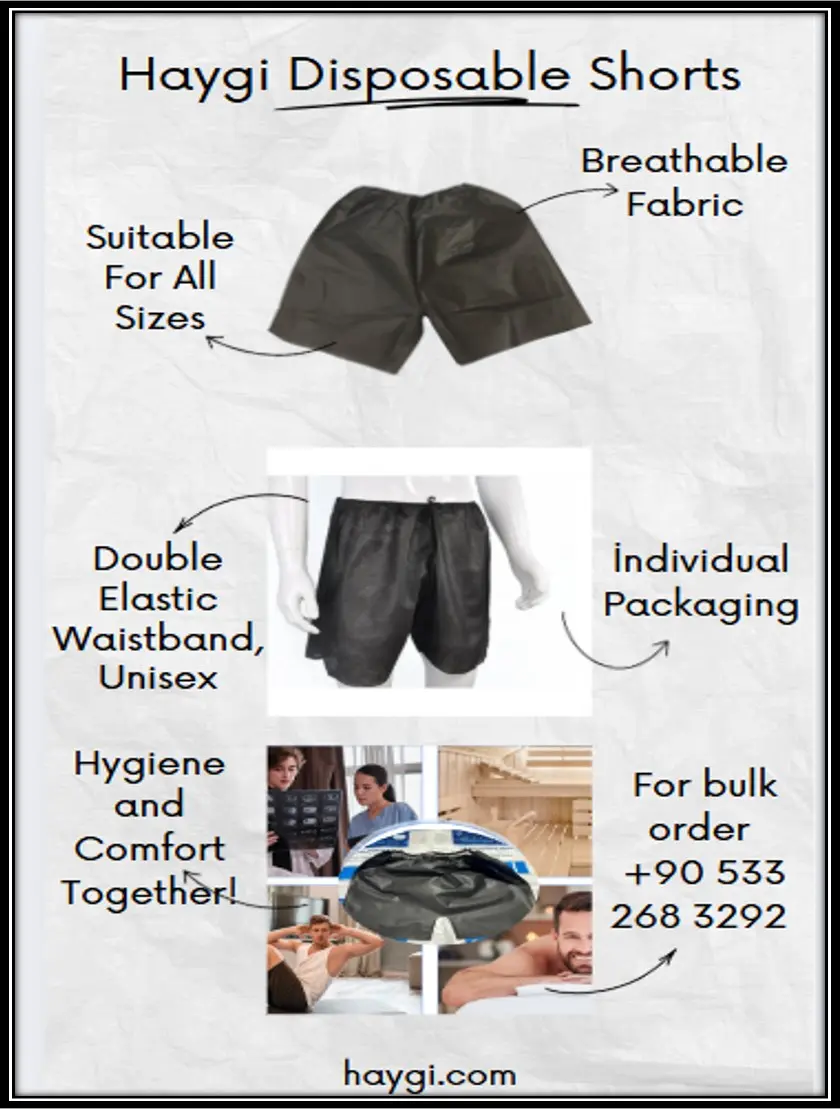 Haygi Disposable Shorts | Prices Starting from 6 TL | Double Elastic Unisex - 2